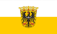 Landesfarben Flagge Fahne colours flag Lower Silesia Niederschlesien