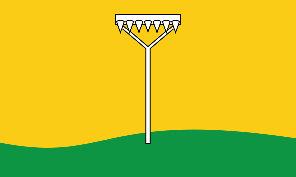 flaga szlachta Grabie tarcza