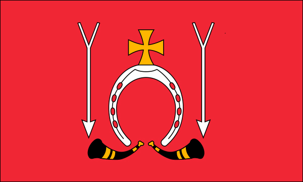 flaga szlachta Łada tarcza