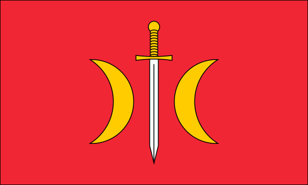 flaga szlachta Ostoja tarcza