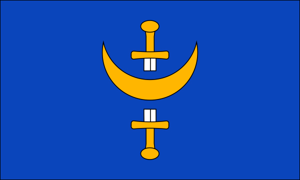 flaga szlachta Trzaska tarcza