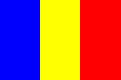 Nationalflagge des Tschad