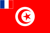Handelsflagge Tunesiens