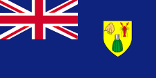 Nationalflagge der Turks- und Caicos-Inseln
