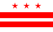 Flagge, Fahne, District of Columbia
