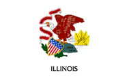 Flagge, Fahne, Illinois