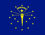 Flagge, Fahne, Indiana