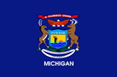 Flagge, Fahne, Michigan