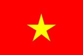 Flagge, Fahne, Vietnam, Nordvietnam