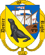 Wappen coat of arms Badge Falklandinseln Falkland Islands Islas Malvinas
