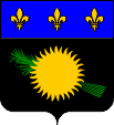 Wappen Guadeloupe coat of arms of Guadeloupe blason de Guadeloupe