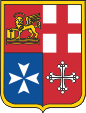 Wappen coat of arms Handelsflagge merchant flag Italien Italy Republic Republik