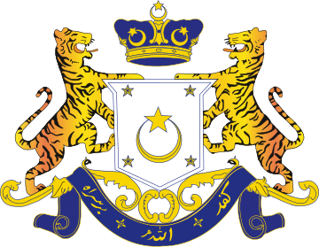 Wappen coat of arms Johor Johore