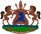 Wappen coat of arms Lesotho Lao
