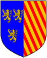 Wappen arms crest blason Poitou Alphonse de Poitiers Toulouse