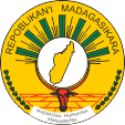 Wappen Coat of arms Madagaskar Madagasikara Malagasy Malgache Madagascar