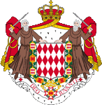 Wappen coat of arms Fürstentum Principality Monaco