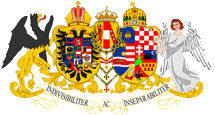 Wappen coat of arms Kaiserreich Österreich-Ungarn Empire Austria-Hungary Habsburg Habsburger Habsburgs