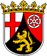 Wappen coat of arms RLP Rheinland-Pfalz Rhineland-Palatinate