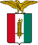 Wappen coat of arms Italien Italy Repubblica Sociale Italiana Italienische Sozialrepublik