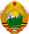 Wappen coat of arms Volksrepublik People's Republic Rumänien Romania Roumanie