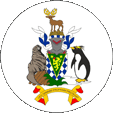 Wappen coat of arms Badge Südgeorgien, South Georgia and South Sandwich Islands, SGSSI