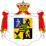 Wappen coat of arms Herzogtum Duchy Sachsen-Coburg-Gotha Sachsen Saxony Coburg Gotha Saxony-Coburg-Gotha