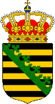Wappen coat of arms Herzogtum Duchy Sachsen-Meiningen Saxony-Meiningen Saxony Sachsen Meiningen