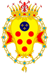 Wappen Herzogtum Großherzogtum Toskana arms Grand Duchy of Tuscany stemma Grand Duchy Ducato Granducato Firenze Toscana