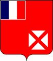 Wappen coat of arms blason armoriaux Wallis und Futuna Wallis and Futuna Collectivité d’outre-mer de Wallis et Futuna