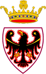 Wappen coat of arms Welschtirol Provinz Trentino Südtirol Trento Province of South Tyrol