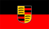 Flagge Fahne flag Württemberg-Hohenzollern Wuerttemberg-Hohenzollern Württemberg Hohenzollern Dienstflagge state flag official flag