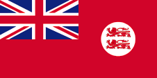 Handelsflagge Zyperns als britische Kronkolonie